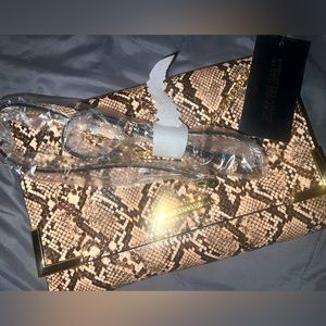 Original Steve Madden Snake Skin Print Purse Crossbody